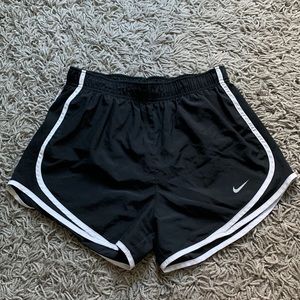 Black Nike Tempo running shorts, size small.